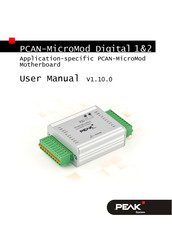 Peak PCAN-MicroMod Digital 1 User Manual