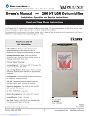 Phoenix 200 HT LGR Owner's Manual