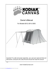 Kodiak Canvas 6055 Owner's Manual