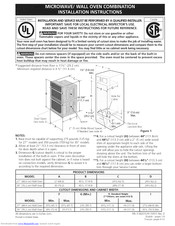 Electrolux EW27MC65JB1 Installation Instructions Manual