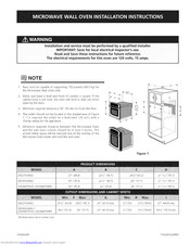 Electrolux EW30SO60LSA Installation Instructions Manual