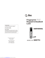Q-See Fingerprint Plus QSE7F4 User Manual