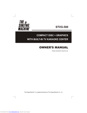 The Singing Machine STVG-500 Owner's Manual