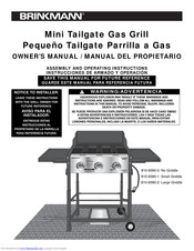 Brinkmann Tailgate Assembly And Operating Instructions Manual