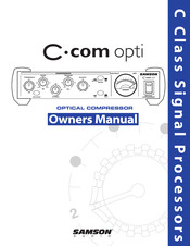 Samson C-com opti Owner's Manual
