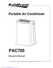 Koldfront PAC705 Owner's Manual