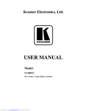 Kramer VS-808YC User Manual