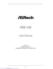ASROCK IMB-148 User Manual