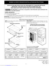 Electrolux E30WD75DSS1 Installation Instructions Manual
