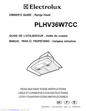 Electrolux PLHV36W7CC Owner's Manual