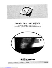 Electrolux ICON E30DD75ESS Installation Instructions Manual