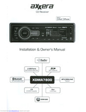 Axxera XDMA7800 Installation & Owner's Manual