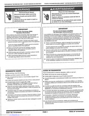 Maytag MQF1656TE Service Manual