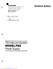 RTS PS8 Technical Manual