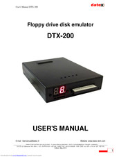 Datex DTX-200 User Manual