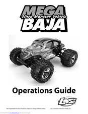Team Losi Losi Mega Baja Operation Manual