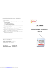Hanter HM2078 User Manual
