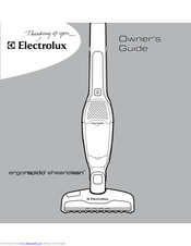 Electrolux ergorapido shearclean Owner's Manual
