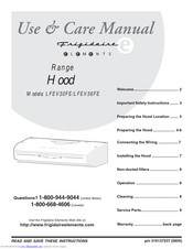 Frigidaire LFEV30FE Use & Care Manual