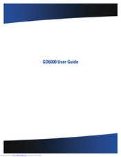 General Dynamics Itronix GD6000 User Manual