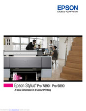 Epson Stylish Pro 7890 Brochure & Specs