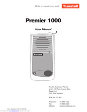 Tunstall Premier 1000 User Manual