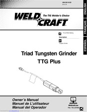 WeldCraft TTG Plus Owner's Manual