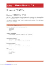 Silex Technology PRICOM PRICOM C-700 User Manual