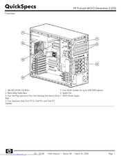 HP ProLiant ML310 G2 Quickspecs