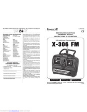GRAUPNER X-306 FM Operating Manual