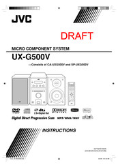 JVC CA-UXG500V Instructions Manual