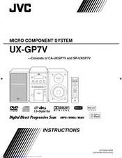 JVC CA-UXGP7V Instructions Manual