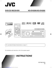 JVC KD-DV6206 Instructions Manual