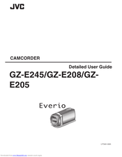 JVC Enverio GZ-E205 Detailed User Manual