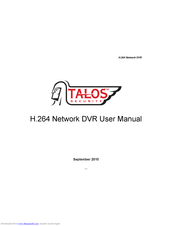 Talos Security H.264 Network DVR User Manual