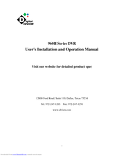 Digital ID View LP16D1-960H Series User's Installation And Operation Manual