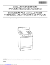Whirlpool GS440LEMT2 Installation Instructions And Operation Manual