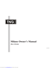 TN’G Milano Owner's Manual