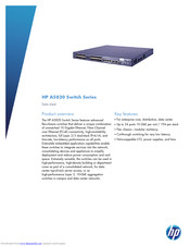 HP A5820X-14XG-SFP+ Datasheet