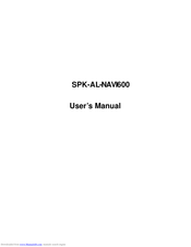 SPK Electronic Co SPK-AL-NAVI600 User Manual