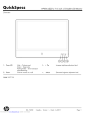 HP Elite L2201x Quickspecs