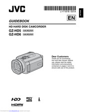 JVC GZ-HD5 AH Manual Book