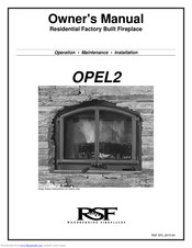 Rsf Woodburning Fireplaces Opel2 Owner's Manual