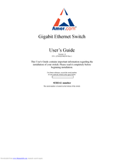 Amer.com Gigabit Ethernet Switch User Manual