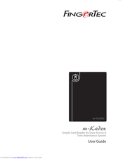 FingerTec m-Kadex User Manual
