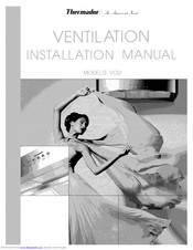 Thermador VCI29CS/01 Installation Manual