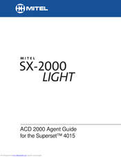 Mitel SX-2000 Light User Manual