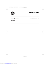 Hoover HC6 160E Instructions For Use Manual