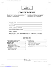 Climette CA0816KR Owner's Manual