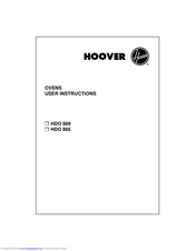Hoover HDO 889 User Instructions